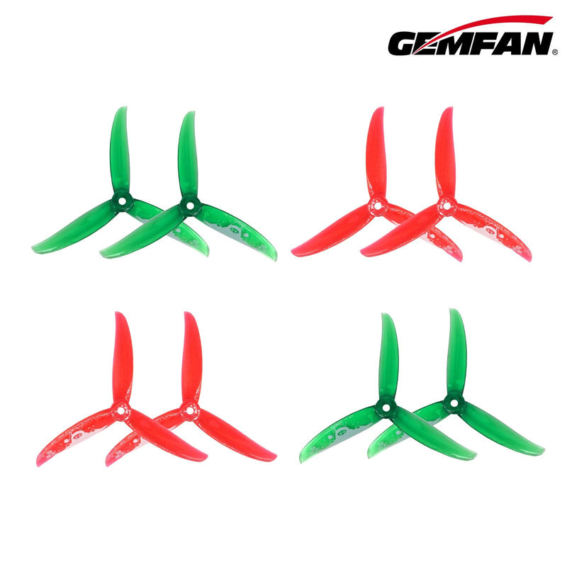 ⚡️Buy Gemfan 5136 Chrismas Edition 5.1x3.6 5.1" 3-Blade Props (8 Props) - www.kingquad.shop