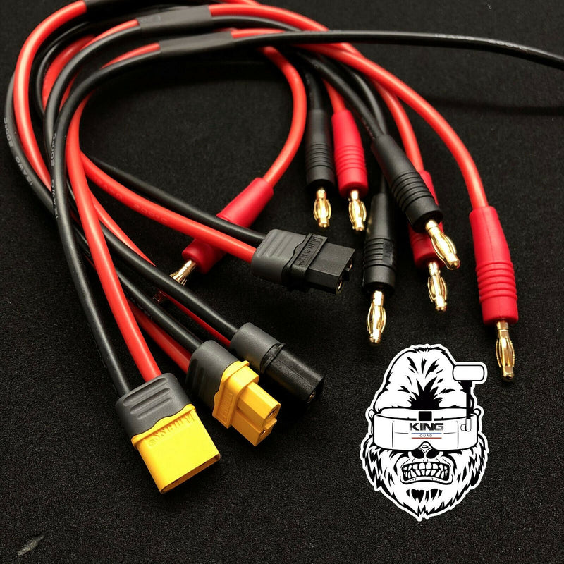 ⚡️Buy Amass XT60 To 4mm Bullet Plug Cable (12 AWG 30cm) - www.kingquad.shop