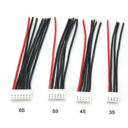⚡️Buy JST XH Balance Cables & 22 AWG Silicone Wire 10cm (3s-6s) x5 - www.kingquad.shop