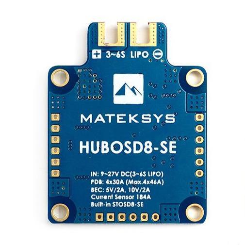 ⚡️Buy Matek HUBOSD8-SE With STOSD8-SE, Current Sensor, Dual BEC and 6S Max - www.kingquad.shop