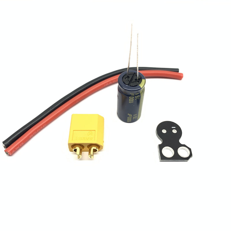 ⚡️Buy Amass XT60 14AWG Pigtail With 1000UF 35V Capacitor (Kit) - www.kingquad.shop