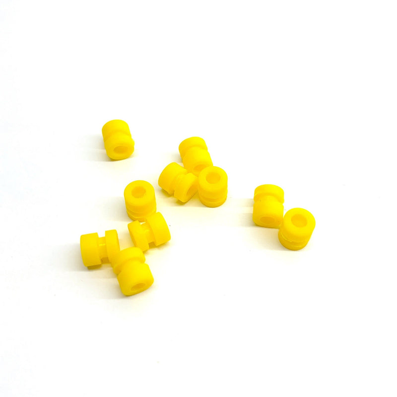 ⚡️Buy Anti-Vibration Silicone Grommets M3 Soft Mount For Flight Controllers Yellow x10 - www.kingquad.shop