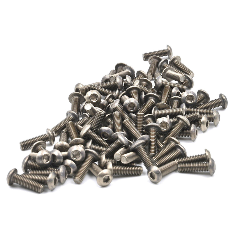 ⚡️Buy Titanium M3 Cap Head Screws for 2mm Hex driver (X10) 6AL/4V - www.kingquad.shop