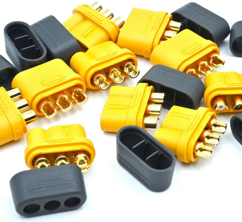Amass MR60 Connectors Male & Female (5 Pairs)