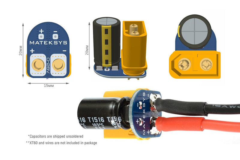 ⚡️Buy Matek Spike Absorber TVS diode & Low ESR capacitor - www.kingquad.shop